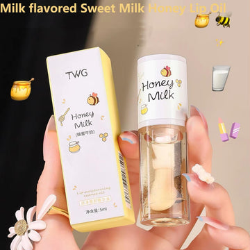 🌸✨ Peach Oolong & Honey Milk Nourishing Lip Gloss Duo – Sweet Hydration for Irresistible Lips ✨🌸